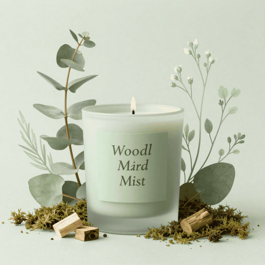 Woodland candle collection